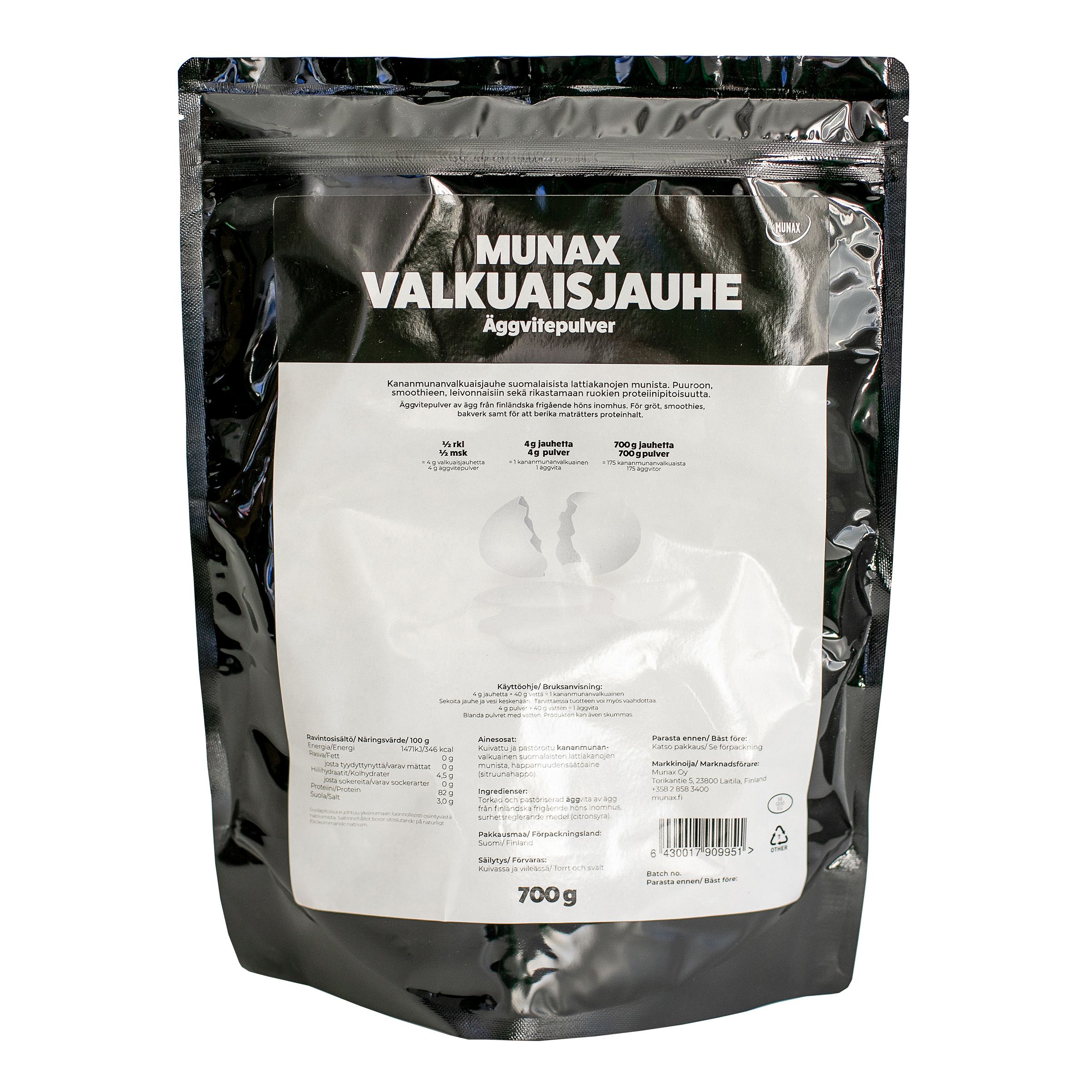 Munax Valkuaisjauhe 700 g VAPAA Suomi