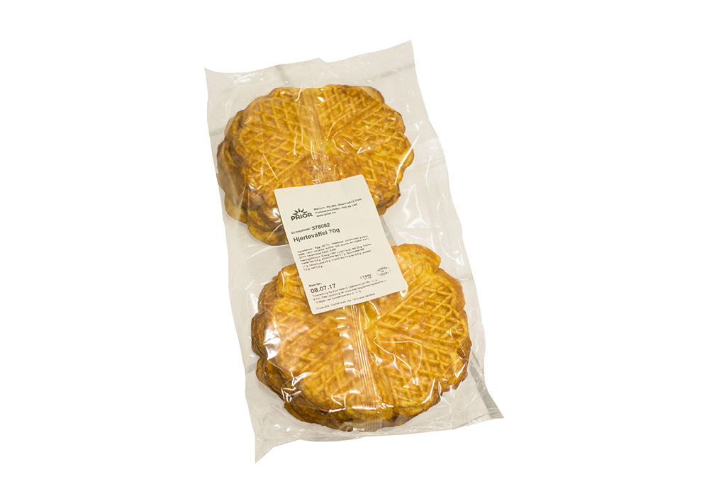 Prior Heart-waffle 12x70 g